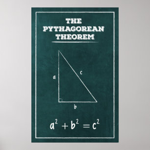 Pythagorean Theorem Poster