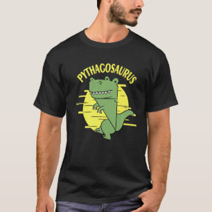 Pythagosaurus Pythagoras Theorem Statistician Math T Shirt