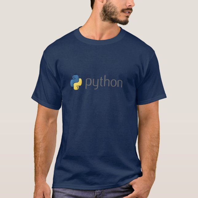 Python Developer Tshirt T Shirt (Framsida)