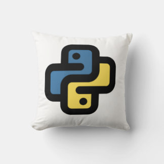 Python logotyp kudde