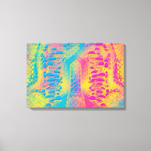 PYTHON - modern dekorativ fraktur - Canvastryck