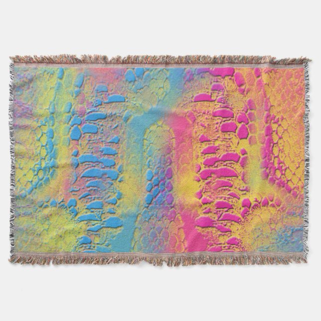 PYTHON - modern dekorativ fraktur - Filt (Framsidan)