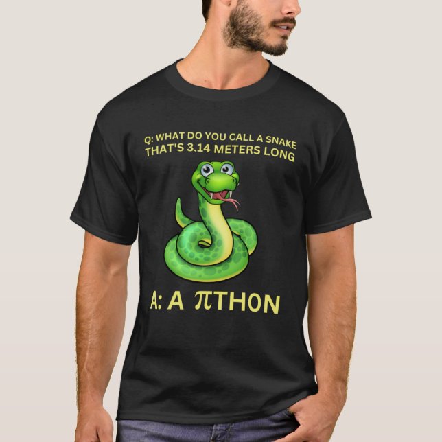 Python Pithon Pi Day Matematee Math Teacher Women T Shirt (Framsida)