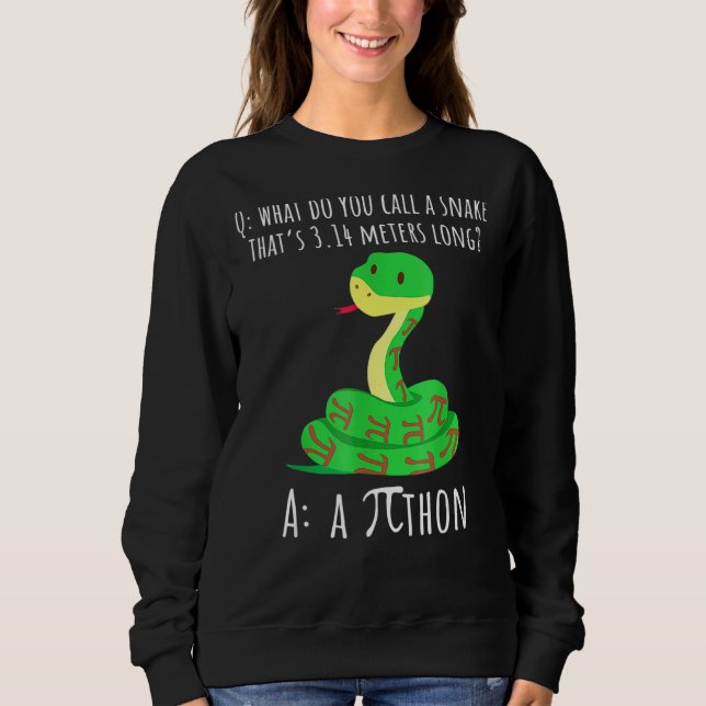 Python Pithon Pi Symbol Funny Math Teacher Pi Day T Shirt (Framsida)