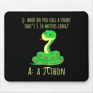 Python Pithon Pi-symbol Rollig matematiklärare Pi- Musmatta