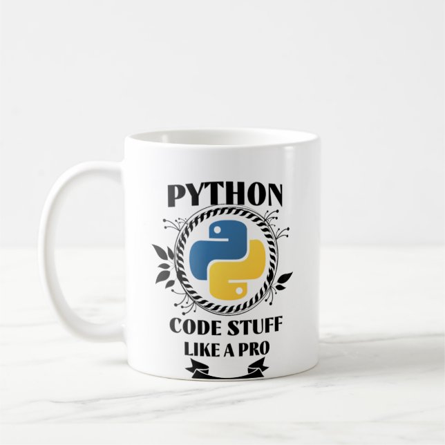 Python-programmering Kaffemugg (Vänster)