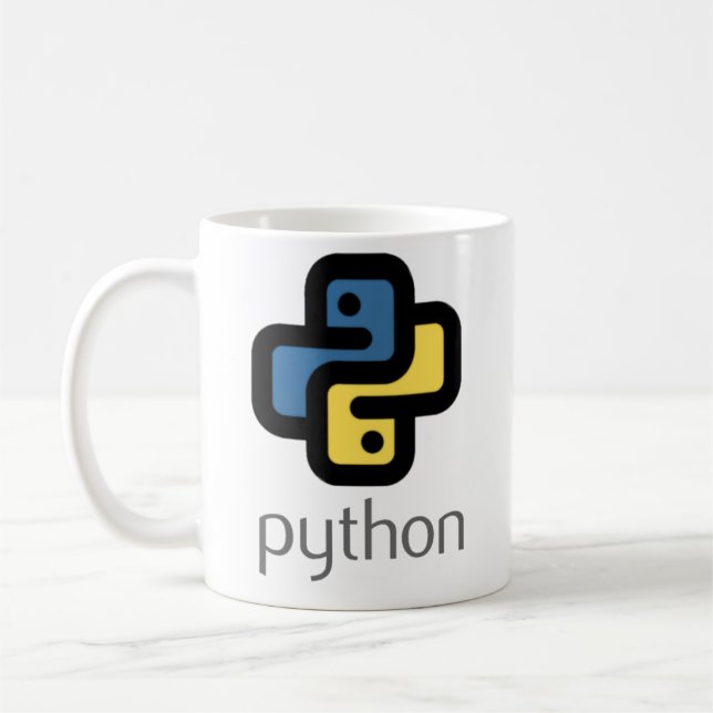 Python-programmering Kaffemugg (Vänster)