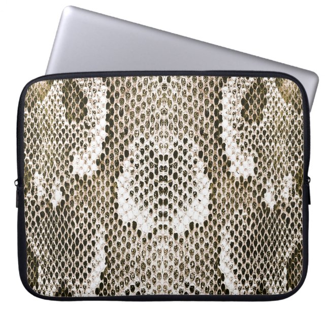 Python Skin: Animalisk Mönster-design Laptop Fodral (Framsidan)