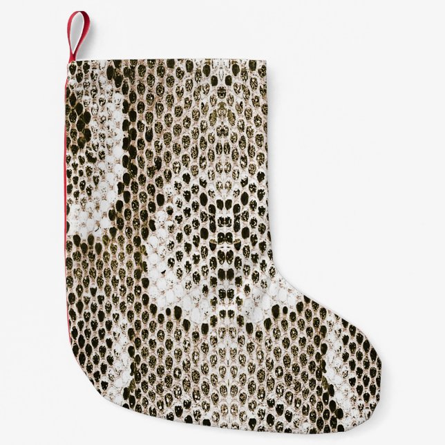Python Skin: Animalisk Mönster-design Liten Julstrumpa (Framsidan)