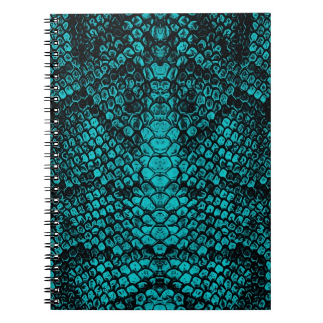 Python Skin: Snake Mönster Design Anteckningsbok (Framsidan)