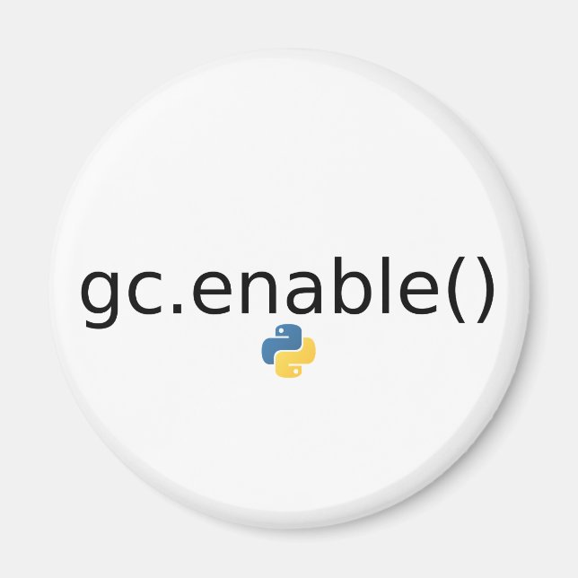 python Sopor Collector Magnet (Framsidan)