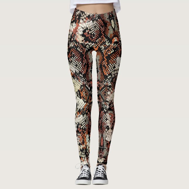 Python utskrift leggings (Framsida)