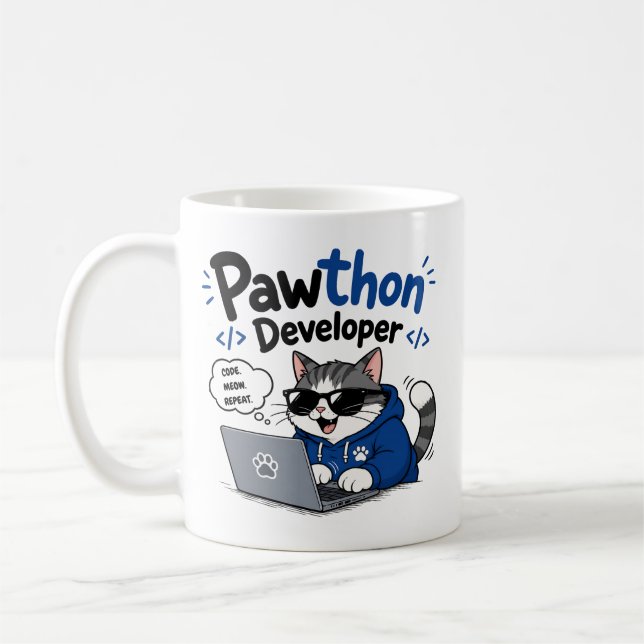 Python-utvecklare Kaffemugg (Vänster)