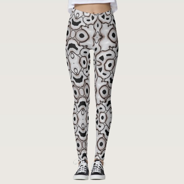 Pythonic Mönster Leggings (Framsida)