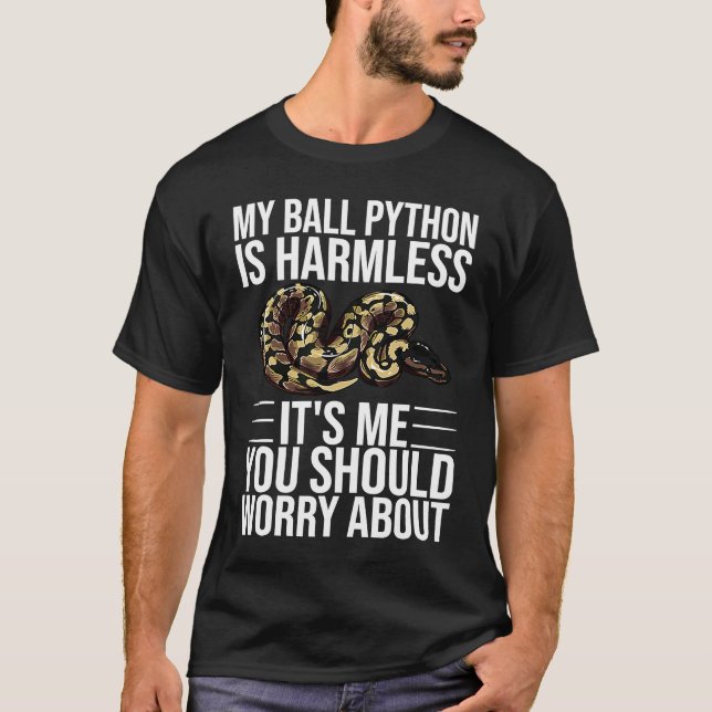 Pythonorm Slang  Män Kvinnor T Shirt (Framsida)