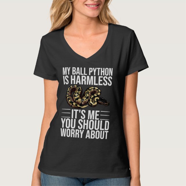 Pythonorm Slang  Män Kvinnor T Shirt (Framsida)