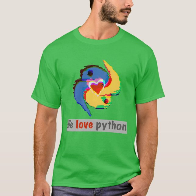 Pythons vänner t shirt (Framsida)