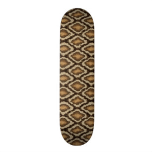 Pytonormormen flår mönster 2 skateboard bräda 20 cm