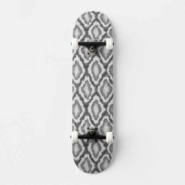 Pytonormormen flår mönster skateboard bräda 20 cm (Framsida)