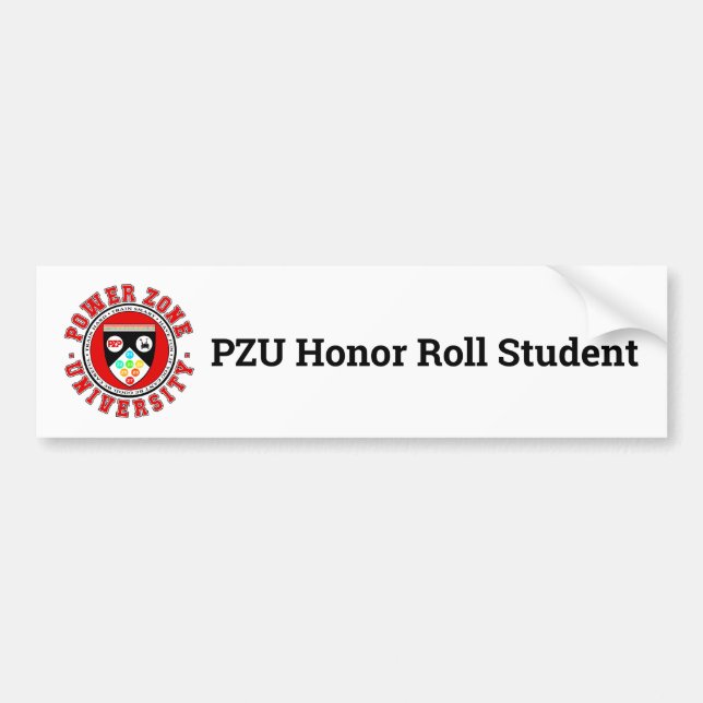 PZU Honor Roll Sticker Bildekal (Framsidan)