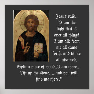 Q-14 Jesus-ikon poster