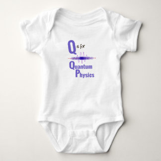 Q är för design för vetenskap för Quantum fysik Tee