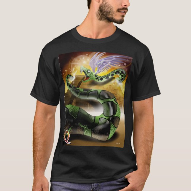 Q är för Quetzalcoatl T Shirt (Framsida)