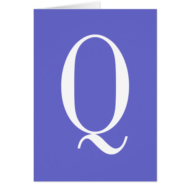 Q HÄLSNINGSKORT (Framsidan)
