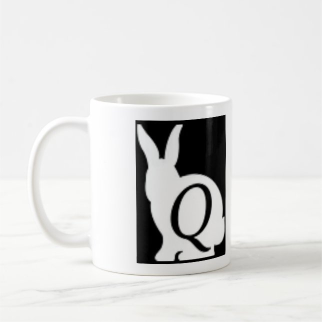 Q kanin Orion Linjer Kaffemugg (Vänster)