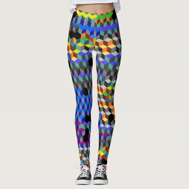 Q-kuber Leggings (Framsida)