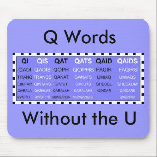Q Ord utan U-munstycket Musmatta