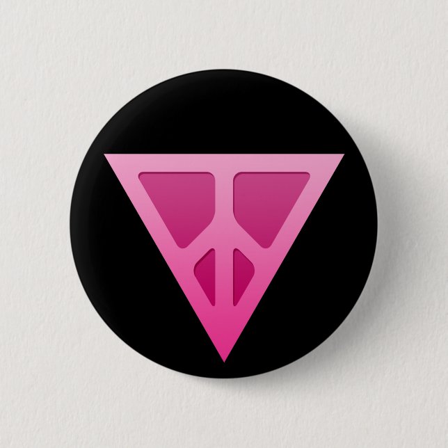 Q-Peace Triangle Round Button Knapp (Framsida)