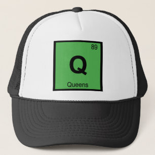 Q - Queens New York Kemisk Periodiskt System Stad Keps