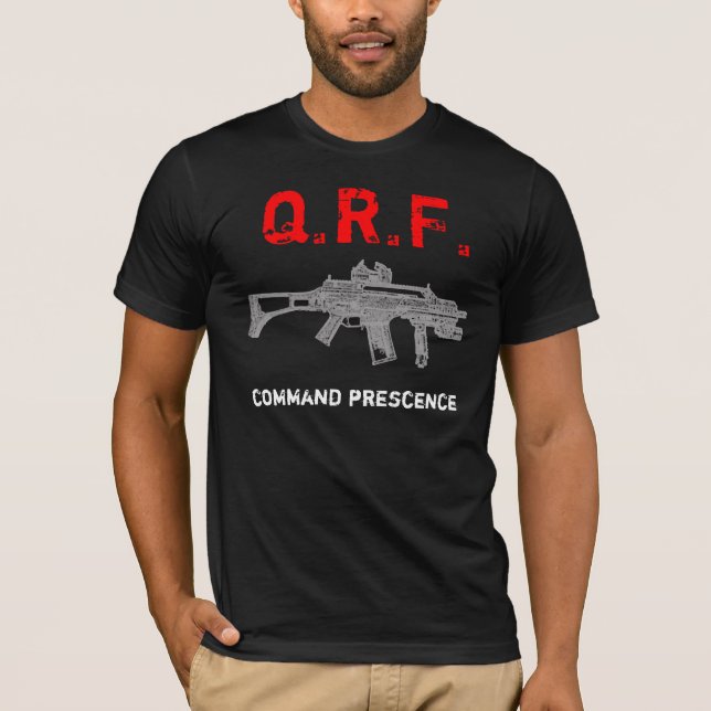 Q.R.F. befaller prescence Tee (Framsida)
