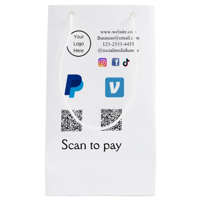 Q R-kod PayPal venmo scan betalar lägga till socia (Framsidan)