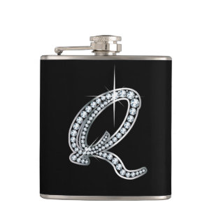 Q Skriptkolv "Diamond Bling" Fickplunta