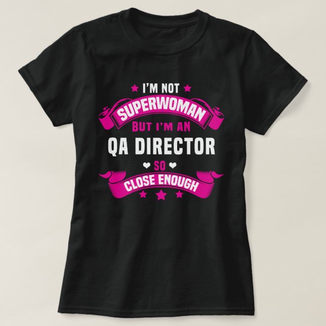 QA DIRECTOR T SHIRT (Design framsida)