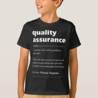QA-hanteraren för kvalitetssäkring, Ingenjör T Shirt