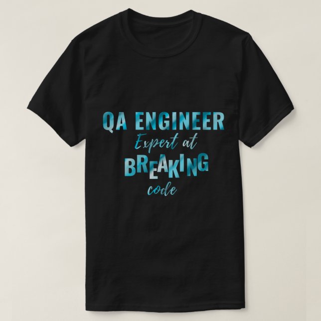 qa ingenjör (6) t shirt (Design framsida)