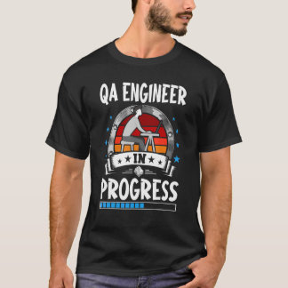 Qa Ingenjör pågående praktikant Student T Shirt