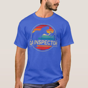 Qa-inspektör Dinosaur T Shirt
