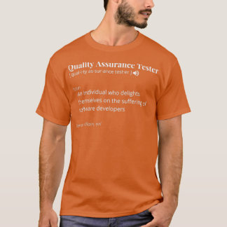QA Tester Funny Definition T Shirt