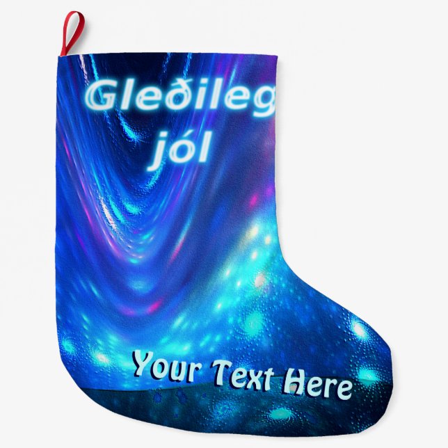 Qaanaaq - norra Ljus Stor Julstrumpa (Framsidan)