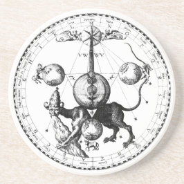Qabalah Mandala Underlägg Sandsten