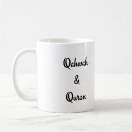Qahwah och Quraan Kaffemugg