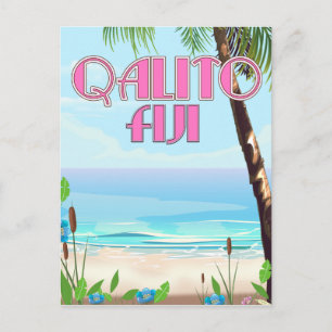 Qalito Fiji-reseaffisch Vykort