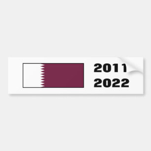 Qatar 2011 och 2022 bildekal