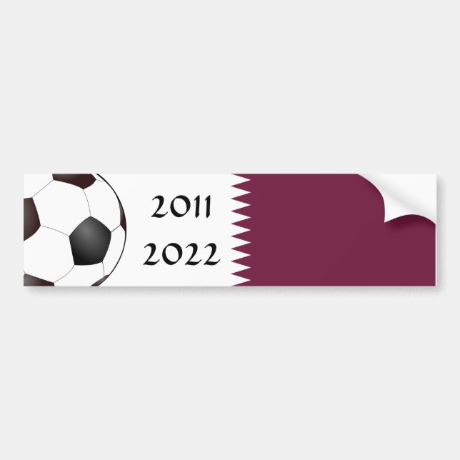 Qatar 2011 och 2022 bildekal (Framsidan)