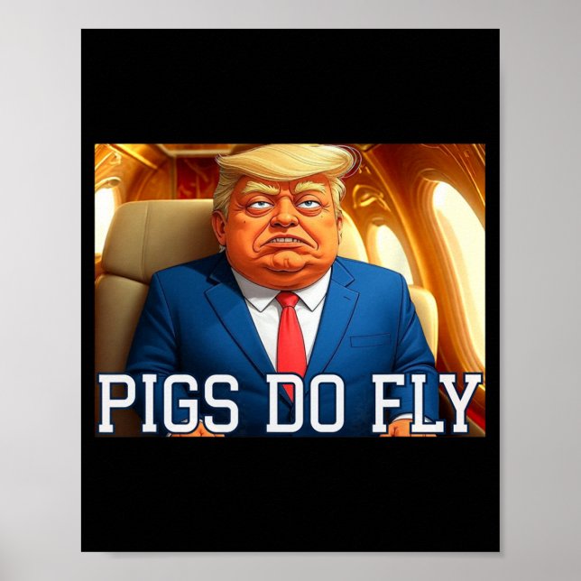 Qatar A Lago Anti Trump Qatar Flygplan Grisar Do F Poster (Framsidan)
