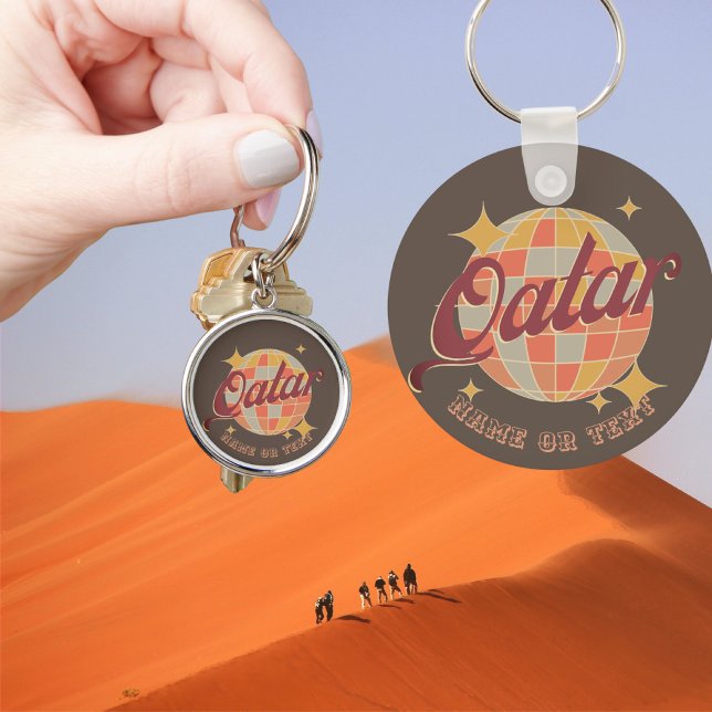 Qatar-accessoriska souvenir nyckelring (Skapare uppladdad)